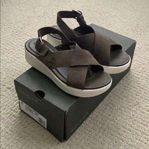 Timberland LA Wind Slingback - Olive Size 8